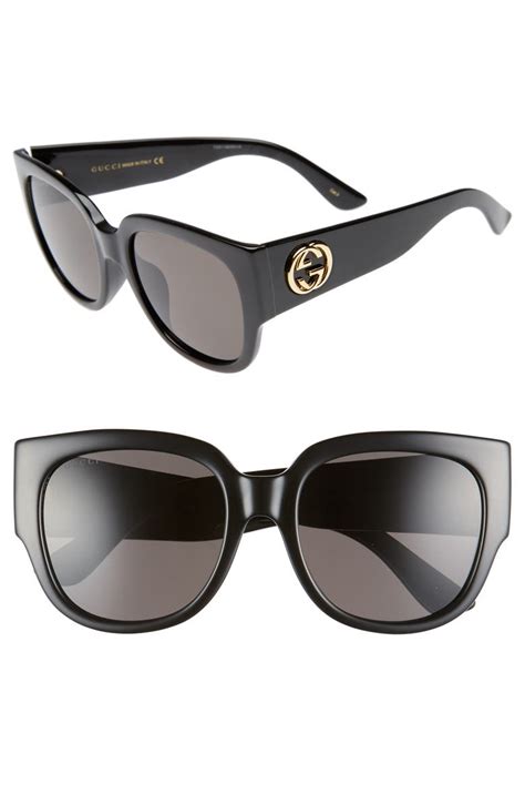 gucci 55mm square sunglasses|gucci square sunglasses unisex.